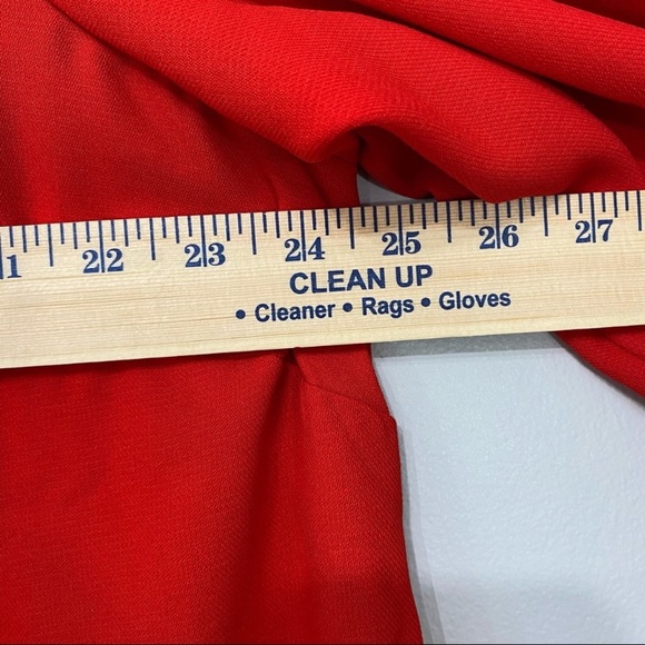 H&M True Red Puff Sleeve Dress - Picture 6 of 6